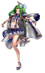 Rule 34 | 1girl, :d, alternate costume, anchor, arm ribbon, armpits, bad id, bad pixiv id, bika, bikini, bikini top only, blue bow, blue ribbon, blue skirt, bow, bracelet, coat, frills, front-tie top, full body, green eyes, gumi, hat, highres, jacket, jacket on shoulders, jewelry, looking at viewer, miniskirt, navel, open mouth, outstretched arms, palms, platform footwear, red ribbon, ribbon, sailor hat, short hair with long locks, sidelocks, skirt, smile, solo, spread arms, standing, standing on one leg, stomach, strap gap, striped bikini, striped clothes, suspender skirt, suspenders, swimsuit, thigh strap, transparent background, vocaloid, wrist cuffs