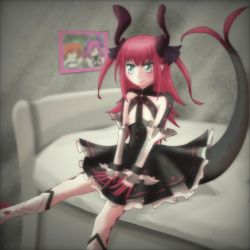 Rule 34 | 10s, 2girls, bed, blue eyes, dragon girl, dragon tail, elizabeth bathory (fate), elizabeth bathory (fate), fate/extra, fate/extra ccc, fate/grand order, fate (series), fujimaru ritsuka (female), highres, indoors, long hair, multiple girls, pink hair, sitting, tagme, tail