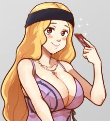 Rule 34 | 1girl, breasts, chief (91m10), cleavage, large breasts, mifune chihaya, persona, persona 5, solo, tagme