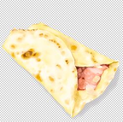 Rule 34 | checkered background, food, food focus, hacotan (hakoniworks), meat, no humans, original, quesadilla, shadow, simple background, still life, tortilla, white background