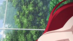 Rule 34 | 10s, 1girl, animated, animated gif, blue eyes, bouncing breasts, breasts, demon girl, high school dxd, large breasts, nipples, red hair, rias gremory, screencap, topless