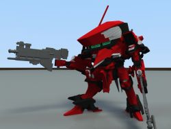 Rule 34 | armored core, armored core: for answer, chibi, from software, gun, hari (armored core), mecha, rifle, robot, weapon