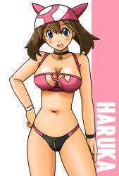 Rule 34 | 1girl, bikini, breasts, creatures (company), female focus, game freak, may (pokemon), nintendo, pokemon, solo, swimsuit, tsumitani daisuke