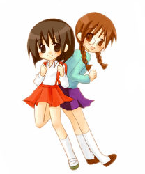 Rule 34 | brown hair, chibi maruko-chan, glasses, open mouth, tama-chan, twintails