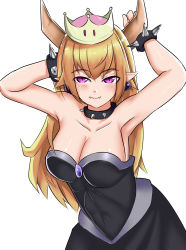 Rule 34 | borrowed character, bowsette, breasts, horns, large breasts, mario (series), new super mario bros. u deluxe, nintendo, solo, super crown
