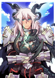 Rule 34 | 1boy, dragon, dragon boy, dragon horns, dragon tail, dragon wings, emon-yu, fate/apocrypha, fate/grand order, fate (series), green eyes, horns, male focus, monster boy, siegfried (fate), siegfried (fate/grand order), solo, tail, wings