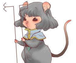Rule 34 | 1girl, animal, animalization, capelet, clothed animal, dowsing rod, grey hair, holding, lowres, mouse (animal), nazrin, onikobe rin, short hair, simple background, solo, touhou, white background