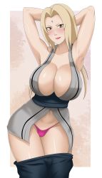 Rule 34 | 1girl, absurdres, angry, bad id, bad pixiv id, blonde hair, blue sky, blush, breasts, brown eyes, cleavage, cloud, coat, curvy, female focus, forehead, highres, huge breasts, japanese clothes, kimono, large breasts, lipstick, long hair, makeup, naruto, naruto (series), naruto shippuuden, open clothes, sky, smile, solo, tsunade (naruto)