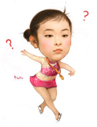 Rule 34 | figure skating, kim yu-na, korea, korean text, tagme