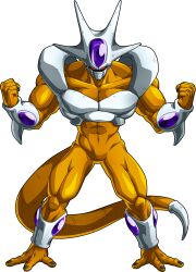 Rule 34 | 1boy, absurdres, alien, alternate form, armor, aura, clenched hand, clenched hands, colored skin, cooler (dragon ball), debris, dragon ball, dragon ball fighterz, dragonball z, full body, highres, muscular, no humans, official art, record, red eyes, solo, tail, yellow skin