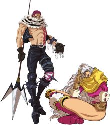 Rule 34 | 1boy, 1girl, age difference, brother and sister, charlotte katakuri, charlotte smoothie, highres, long hair, one piece, siblings, smile, tattoo