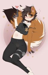 Rule 34 | 1girl, animal ears, animal nose, black bra, black hair, black pants, blush, bra, cat ears, cat tail, choker, closed mouth, collarbone, commission, flat chest, fredek666, furry, furry female, furry male, gun, handgun, heart, highres, holding, holding gun, holding weapon, looking at viewer, male focus, navel, original, pants, pistol, pout, pouty lips, short hair, solo, swept bangs, tail, underwear, weapon, whiskers