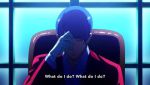 Rule 34 | 10s, 1boy, animated, sound, blood, formal, lowres, male focus, purple hair, solo, subtitled, suit, tagme, tokyo ghoul, tsukiyama shuu, video, video
