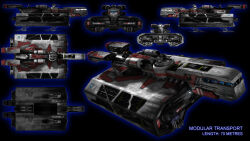 Rule 34 | 3d, cannon, commentary, concept art, corvette (eve online), engine, eve online, from above, from behind, from below, from side, hauling ship (eve online), landing gear, multiple views, no humans, original, science fiction, sfm-hobb3s, spacecraft, spaceship, thrusters, turret, vehicle focus