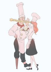 Rule 34 | 1boy, 1girl, age difference, charlotte pudding, one piece, red-leg zeff, smile, tagme