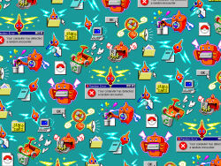 Rule 34 | aqua background, arrow (symbol), artist name, blue eyes, blue outline, closed mouth, computer, creatures (company), cursor, electric fan, electricity, english text, folder, full body, game freak, gears, gen 4 pokemon, green eyes, green outline, grin, happy, highres, computer keyboard, lawnmower, magnifying glass, monitor, computer mouse, multiple views, nintendo, no humans, notepad, open mouth, orange eyes, outline, oven, paper, pencil, pink outline, pixel art, poke ball symbol, pokemon, pokemon (creature), recycle bin, recycling symbol, red eyes, red outline, refrigerator, rotom, rotom (fan), rotom (frost), rotom (heat), rotom (mow), rotom (normal), rotom (wash), sharp teeth, shiny and normal, shiny pokemon, smile, sparkle, speaker, splatter, starsalts, straight-on, teeth, tileable, washing machine, window (computing), windows 98, yellow outline