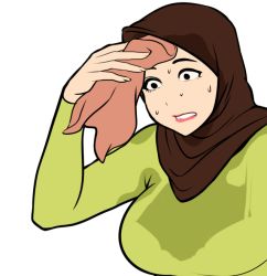 Rule 34 | 1girl, hijab, islam, meme, nigaw, solo, source request, sweat, tagme