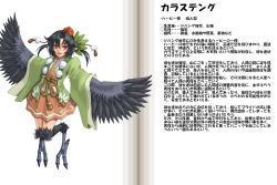 Rule 34 | bird, character profile, crow, crow tengu, kenkou cross, monster girl, monster girl encyclopedia, tengu, translation request