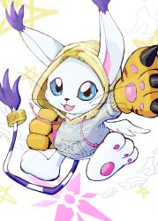Rule 34 | absurdres, animal ears, cat, cat ears, crests (digimon), digimon, digimon (creature), digimon adventure 02, gloves, highres, holy ring, tail, tailmon