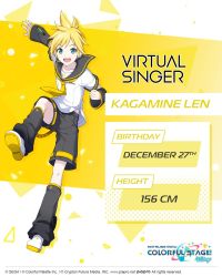 Rule 34 | 1boy, aqua eyes, birthday, black shorts, black sleeves, blonde hair, detached sleeves, full body, height, highres, kagamine len, long sleeves, looking at viewer, male focus, microphone, neckerchief, official art, open mouth, project sekai, sailor collar, shirt, short hair, short ponytail, short sleeves, shorts, smile, standing, standing on one leg, vocaloid, white footwear, white shirt, wide sleeves, yellow neckerchief