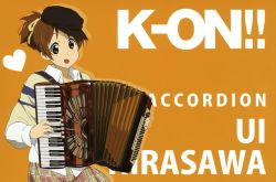 Rule 34 | accordion, casual, hat, hirasawa ui, instrument, jpeg artifacts, k-on!, screencap, solo