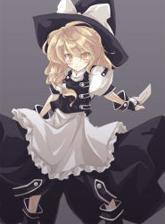 Rule 34 | 1girl, blonde hair, brown eyes, card, female focus, gloves, hat, holding, holding card, kirisame marisa, solo, tooya, touhou, touya (the-moon), witch, witch hat, yellow eyes