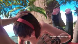Rule 34 | 1boy, 1girl, 3d, animated, barefoot, beach, breasts, bulgingsenpai, character request, cum, cum in mouth, denim, ejaculation, facial, feet, fellatio, fingerless gloves, gloves, hand on another&#039;s head, holding hands, interlocked fingers, jeans, nail polish, nipples, oral, outdoors, pants, penis, short hair, soles, sound, tagme, toenail polish, toenails, toes, topless, video