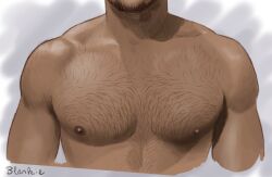 Rule 34 | 1boy, absurdres, bara, blank page drawings, cropped torso, facial hair, head out of frame, highres, male focus, nude, original, pectoral focus, pectorals, realistic, solo, sparse chest hair, straight-on, stubble, toned, toned male