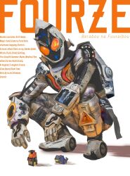 Rule 34 | 1boy, absurdres, armor, astro switch, black helmet, bodysuit, character name, commentary request, english text, fourze driver, highres, kamen rider, kamen rider fourze, kamen rider fourze (series), looking at viewer, male focus, obakelope0530, orange eyes, power armor, solo, squatting, white armor, white background, white bodysuit, white helmet