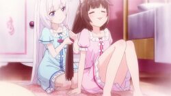 Rule 34 | 2girls, animated, animated gif, anime screenshot, chocola (nekopara), multiple girls, nekopara, screencap, vanilla (nekopara)