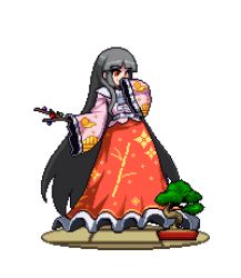 Rule 34 | 1girl, absurdly long hair, antinomy of common flowers, black hair, bonsai, bow, branch, closed mouth, collared shirt, covering own mouth, floral print, frilled skirt, frilled sleeves, frills, full body, hime cut, houraisan kaguya, japanese clothes, jeweled branch of hourai, long hair, long skirt, lowres, moon print, official style, pink shirt, pixel art, plant, potted plant, red eyes, red skirt, sash, shirt, sidelocks, skirt, sleeves past wrists, smile, solo, star (symbol), the hammer (pixiv30862105), touhou, transparent background, tsukasa (ilqmplim), very long hair, very long sleeves, white bow, wide sleeves