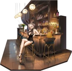 Rule 34 | 1girl, alcohol, animal ears, azur lane, blue eyes, bracelet, breasts, brown hair, cleavage, cleavage cutout, clothing cutout, cup, drinking glass, fake animal ears, high heels, highres, holding, holding cup, jewelry, large breasts, crossed legs, looking at viewer, manjuu (azur lane), new orleans (azur lane), new orleans (evening agricole) (azur lane), official alternate costume, official art, playboy bunny, rabbit ears, sitting, smile, transparent background, underboob, wine, wine glass, yd (orange maru)