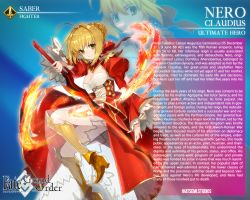 Rule 34 | absurdres, blonde hair, fate/grand order, fate (series), green eyes, highres, nero claudius (fate), nero claudius (fate/extra), sword, weapon