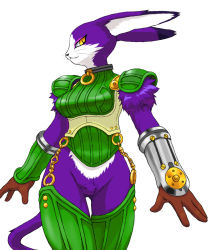 Rule 34 | .hack//, .hack//games, 1girl, animal ears, armor, bandai, body fur, bottomless, breasts, cat, cyber connect 2, furry, furry female, gloves, jewelry, kemonon, mia (.hack//), no panties, rabbit ears, rabbit girl, ring, solo, tail, thigh gap, thighhighs, turtleneck, whiskers, yellow eyes