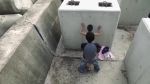 Rule 34 | 1boy, 1girl, against wall, animated, asian, bouncing breasts, breasts, clothes lift, hetero, nipples, outdoors, photo (medium), sex, sex from behind, skirt, skirt lift, standing, standing sex, video