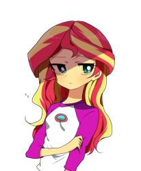 Rule 34 | 1girl, blue eyes, highres, my little pony, my little pony: equestria girls, my little pony: friendship is magic, sunset shimmer, tagme