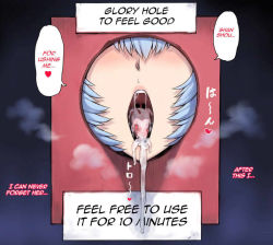 Rule 34 | 1girl, after fellatio, ayanami rei, bar censor, blue hair, censored, cum, cum in mouth, glory hole, heart, mogudan, neon genesis evangelion, open mouth, saliva, tagme, tongue, tongue out