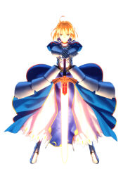 Rule 34 | &gt;:), 1girl, absurdres, ahoge, alternate costume, armor, artoria pendragon (all), artoria pendragon (fate), bare shoulders, black bow, blonde hair, bow, breasts, closed mouth, collarbone, excalibur (fate/stay night), fate/grand order, fate/stay night, fate (series), floral background, flower, full body, gloves, glowing, glowing sword, glowing weapon, hair bow, hair flower, hair ornament, hair ribbon, highres, holding, holding sword, holding weapon, official art, plate armor, red ribbon, ribbon, saber (fate), scan, short hair, sidelocks, smile, solo, sword, takeuchi takashi, tassel, tsurime, unsheathed, v-shaped eyebrows, weapon