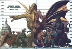 Rule 34 | alien, amputee, anguirus, arthur adams, chart, conjoined, cyborg, destroy all monsters, dinosaur, dragon, giant, giant monster, gigan, godzilla, godzilla (series), godzilla raids again, godzilla vs. gigan, godzilla vs. king ghidorah, height chart, height difference, hydra, kaijuu, king ghidorah, monster, multiple heads, muscular, muscular male, no humans, official art, pectorals, prosthesis, prosthetic arm, real world location, rodan, rodan (film), saw, scan, size chart, size comparison, size difference, toho, united states capitol, washington d.c.