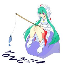 Rule 34 | 1girl, :o, absurdly long hair, aqua eyes, aqua hair, artist name, artist request, bare legs, blue eyes, blue hair, boots, breasts, collarbone, female focus, fishing rod, full body, hatsune miku, highres, jewelry, long hair, moon necklace, necklace, purple eyes, rope, shirt, sitting, skirt, small breasts, solo, twintails, very long hair, vocaloid, white background, white footwear, white rope, white shirt, white skirt
