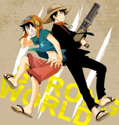 Rule 34 | 1boy, formal, hat, jacket, male focus, monkey d. luffy, one piece, one piece: strong world, solo, straw hat