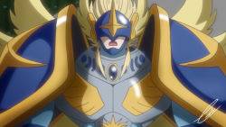 angel armor blonde_hair digimon dominimon highres mask wings