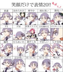 Rule 34 | 10s, 6+girls, :p, absurdres, aoki shizumi, bad id, bad pixiv id, blush, catchphrase, chart, hanada kirame, highres, hirose sumire, kanbara satomi, long sleeves, looking at viewer, maid, maid headdress, miyanaga teru, multiple girls, one eye closed, purple hair, saki, saki (manga), saki achiga-hen, school uniform, shindouji school uniform, shirouzu mairu, short hair, short twintails, skirt, smile, sparkle, tears, tongue, tongue out, translation request, tsuruta himeko, twintails, wink