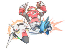 drill_hand hr-d3 hr-h kirby kirby&#039;s_return_to_dream_land kirby_(series) kirby_64 mecha mechanical_arms metal_general nintendo no_humans robot simple_background white_background yellow_eyes ziro_(daydozen)