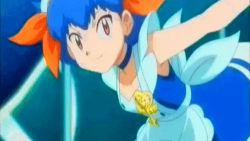Rule 34 | 10s, animated, animated gif, blue hair, creatures (company), game freak, lowres, miette (pokemon), nintendo, pokemon, pokemon (anime), pokemon performer, pokemon xy, pokemon xy (anime)