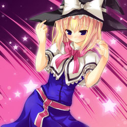 1girl alice_margatroid blonde_hair blue_eyes female_focus hairband hat short_hair solo standing tilm touhou witch_hat