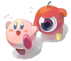 Rule 34 | kirby, kirby (series), lowres, musical note, smile, waddle doo