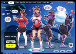 Rule 34 | 1girl, absurdres, ass, black footwear, black fur, black skirt, body fur, boots, breasts, censored, cleavage, cleavage cutout, clothing cutout, dancing, english text, fortnite, furrification, furry, gloves, glowing, glowing eye, hair ribbon, heart, highres, hood, hood down, hood up, leaning forward, looking at viewer, medium breasts, moon, mporci, musical note, original, purple eyes, purple footwear, purple gloves, raven team leader, ribbed sweater, ribbon, skirt, sweater, thighhighs, tongue, tongue out, transformation, v, watermark, web address, white thighhighs