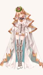 Rule 34 | 10s, 1girl, ahoge, bad id, bad pixiv id, bare shoulders, belt, belt buckle, belt skirt, boots, breasts, buckle, chain, chain necklace, cleavage, closed mouth, contrapposto, detached collar, detached sleeves, fate/extra, fate/extra ccc, fate (series), full-length zipper, full body, gloves, green eyes, hair intakes, head tilt, head wreath, heart, highres, hip focus, jewelry, leaf, leotard, light smile, lock, long legs, long sleeves, looking at viewer, medium breasts, miu12mi, necklace, nero claudius (bride) (fate), nero claudius (bride) (third ascension) (fate), nero claudius (fate), nero claudius (fate) (all), padlock, puffy detached sleeves, puffy sleeves, revision, short hair with long locks, sidelocks, silver hair, simple background, skinny, smile, solo, standing, strapless, strapless leotard, thigh boots, thigh gap, thigh strap, thighhighs, turtleneck, veil, waist cape, white background, white footwear, white gloves, white leotard, white thighhighs, wide sleeves, wreath, zipper, zipper pull tab