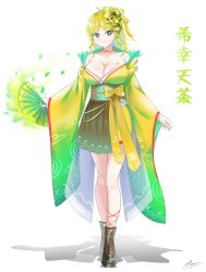 Rule 34 | + +, 1girl, absurdres, bare shoulders, blonde hair, boots, breasts, cleavage, detached sleeves, dress, egasumi, fire, highres, hitatsuphat, japanese clothes, kimono, kisaki tencha, large breasts, leaf, light smile, mask, nijigen project, obi, sash, solo, strapless, strapless dress, vietnamese commentary, virtual youtuber, white background, wide sleeves